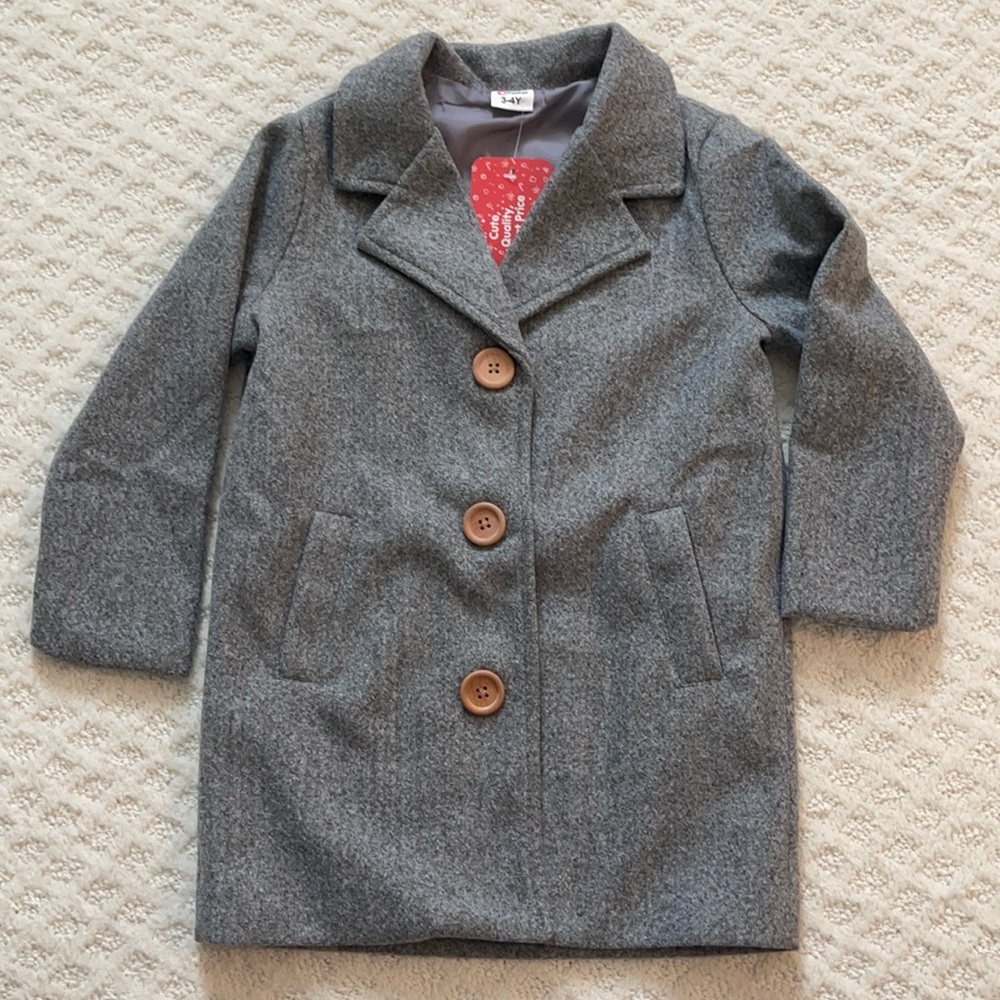 PatPat boys wool coat, NWT!!